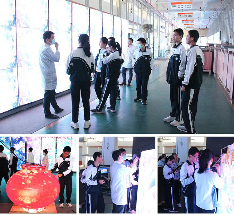 南山實(shí)驗(yàn)教育集團(tuán)南海中學(xué)學(xué)生來美亞迪參觀工廠